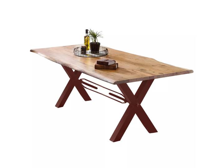 mutoni - Esstisch Havenwood Akazie natur-braun 180x90, One Size