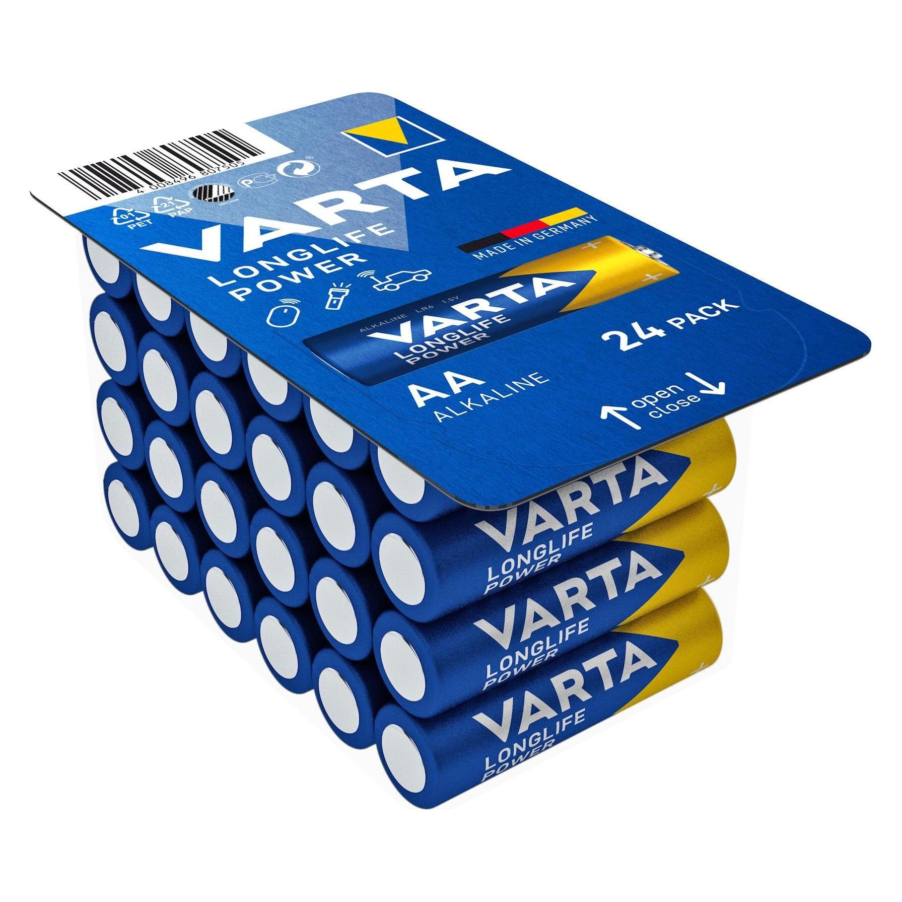 Varta Longlife Power (24 Stk., AA, 2960 mAh) (04906301124)