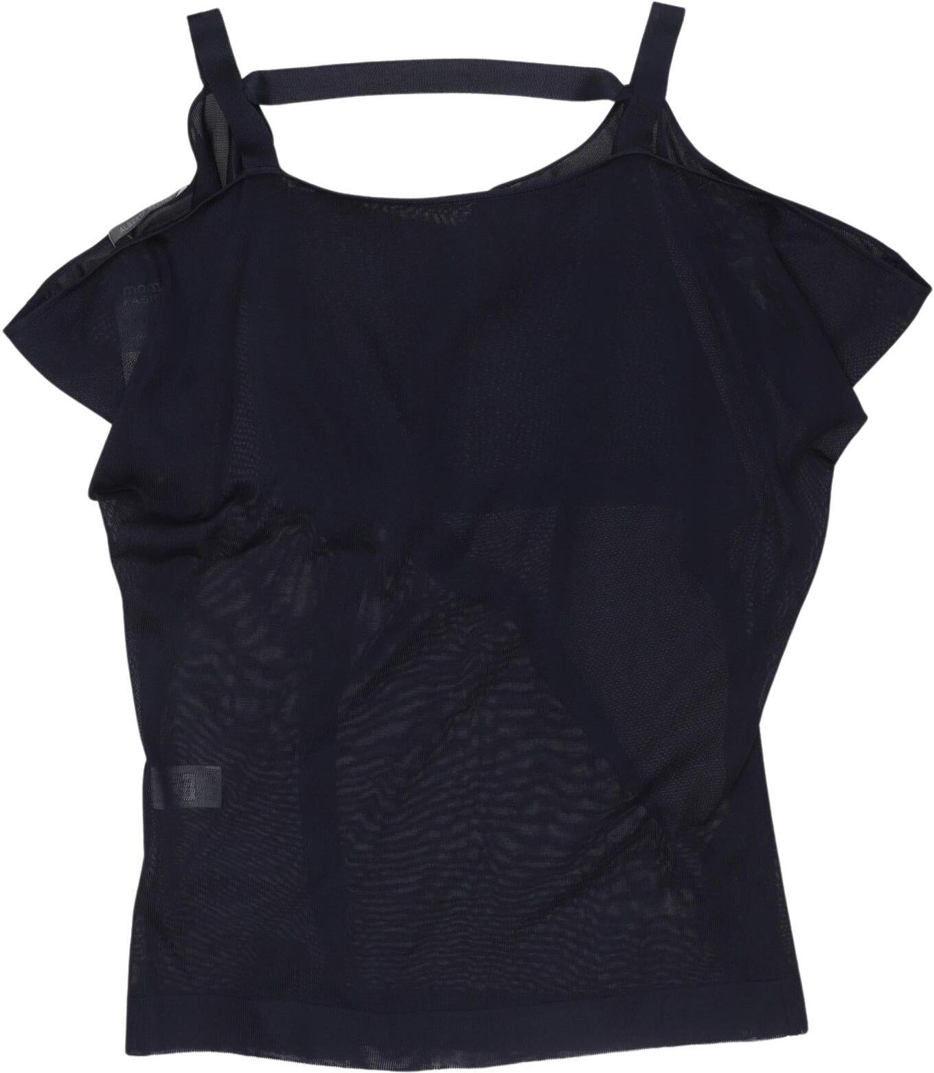 Alberta Ferretti Damen Top, Marineblau, Gr. EU 36, Seide - Second Hand