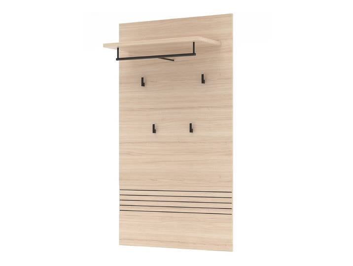 Porte-manteaux mural 78 x 139 x 30cm Beige