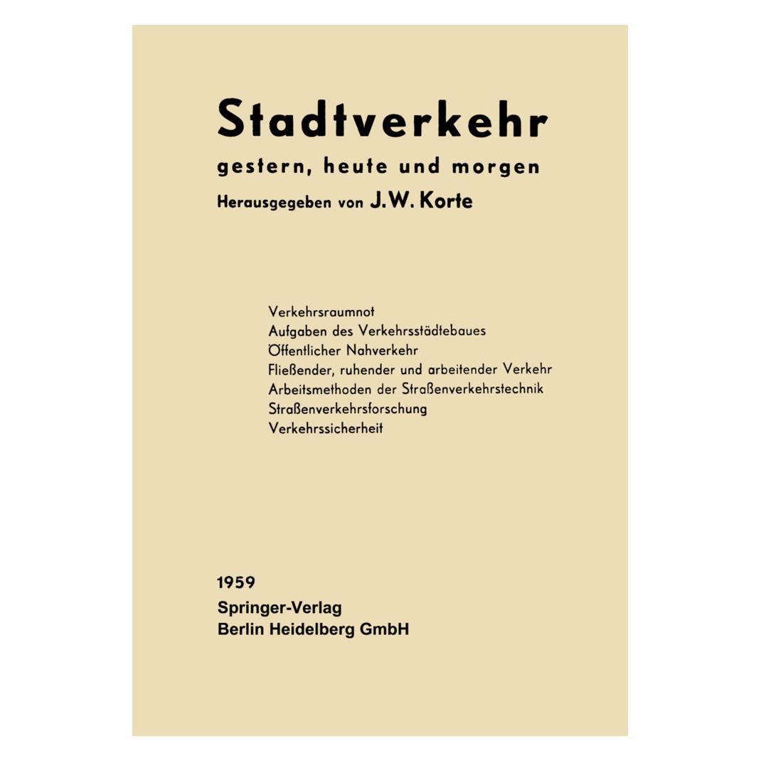 Springer Stadtverkehr (Deutsch, Josef W. Korte, 2014) (55561558)