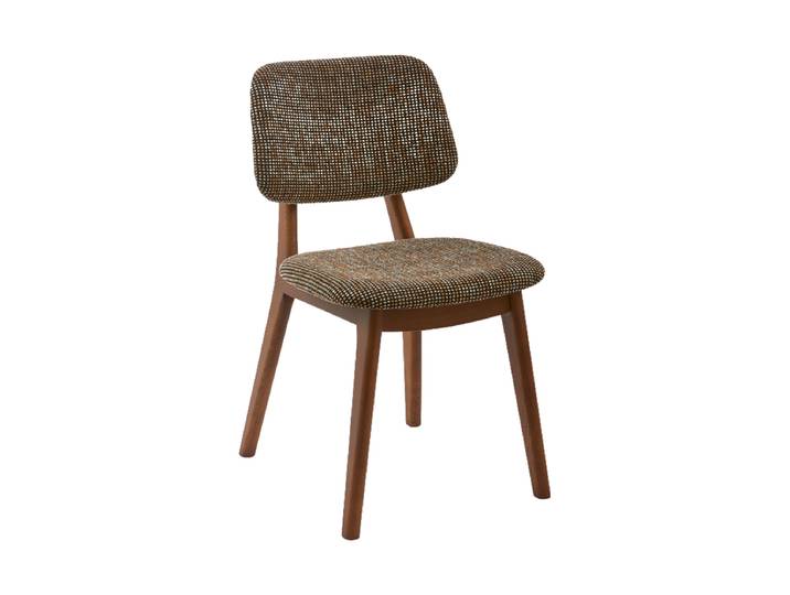 Massiver Design Esszimmerstuhl „Happy Days“ Esche Braun Pols Potten