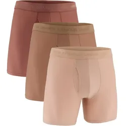 3er Pack UNDER ARMOUR Performance Tech Mesh Mod 6" Boxershorts Herren 219 - vintage mocha XS