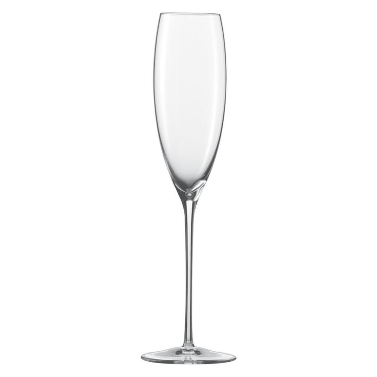 Zwiesel GLAS Serie ENOTECA Sektglas 2 Stück Inhalt 214 ml Sektkelch (21.40 cl, 2 Gläser, Sektgläser) (122194)