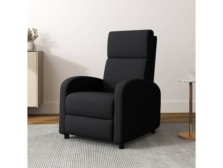 HOMCOM Fauteuil Relax Inclinable Salon avec Repose-Pieds 160°