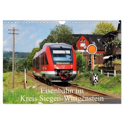 Eisenbahn im Kreis Siegen-Wittgenstein (Wandkalender 2027 DIN A4 quer), CALVENDO Monatskalender