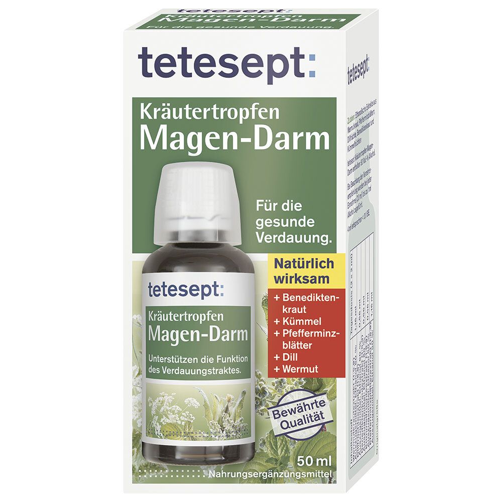 Tetesept Kräutertropfen Magen-Darm 50 ml Tropfen