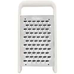 Microplane Box Grater PureCut Beige, Küchenreibe, Grau, Beige