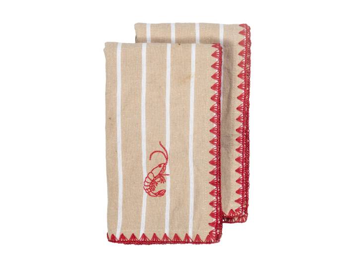 Byon Serviette en tissu Bubba 45x45 cm lot de 2 Beige