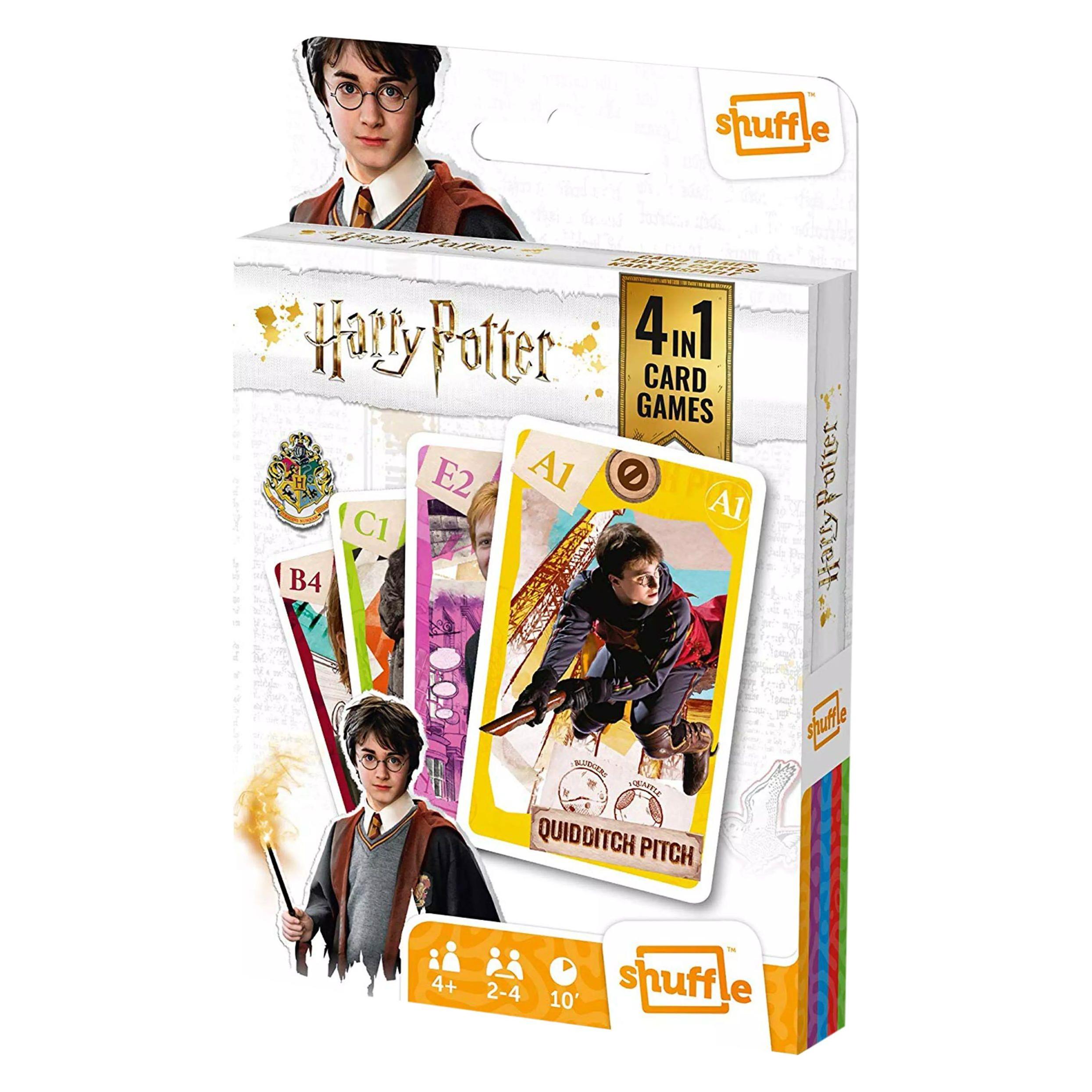 AGM Kartenspiel Harry Potter - 4 in 1 (Deutsch, Französisch, Italienisch, 2 - 4 Spieler) (10005585-0001)