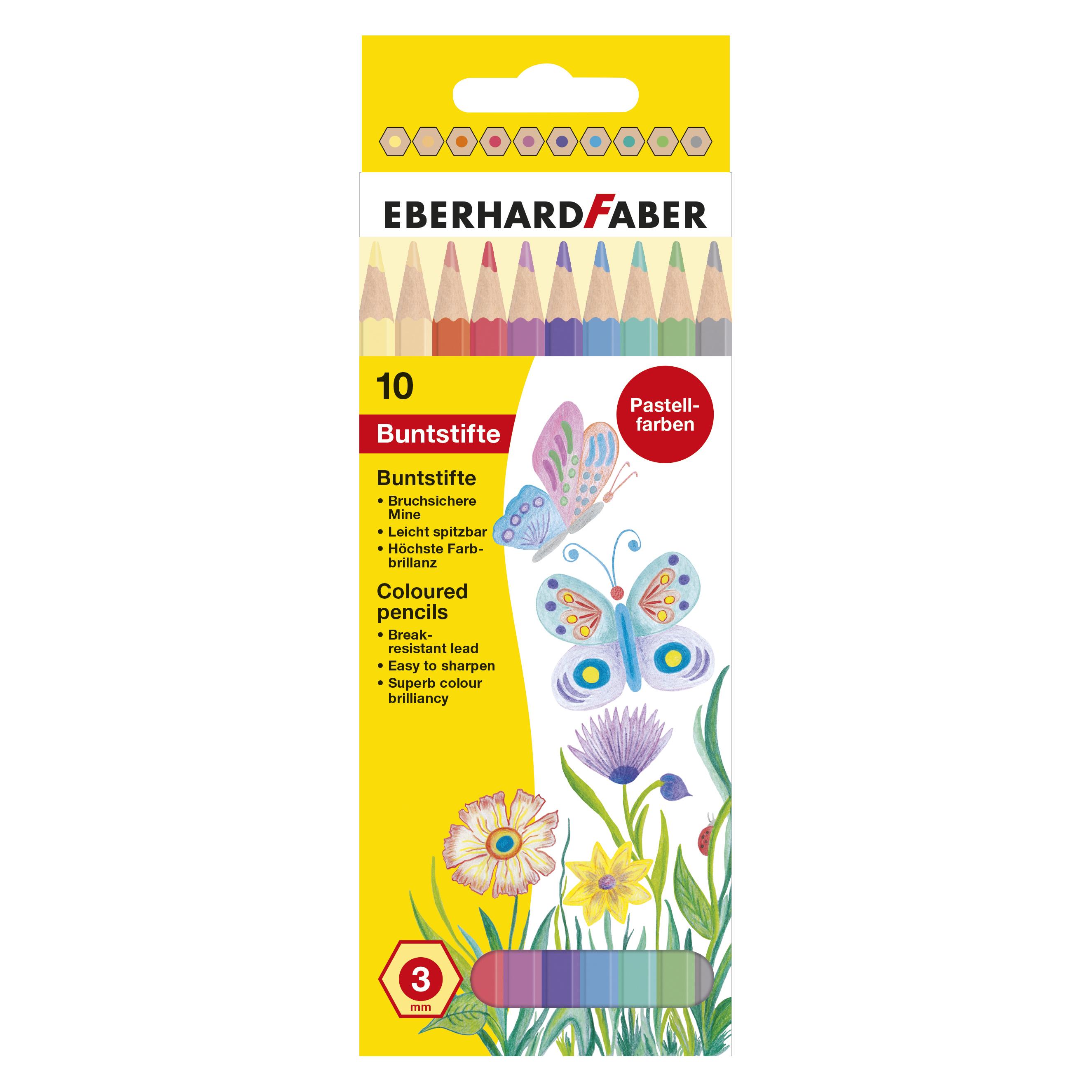 Faber-Castell Buntstifte COLORi sechskant pastell 10er (10x) (514810)