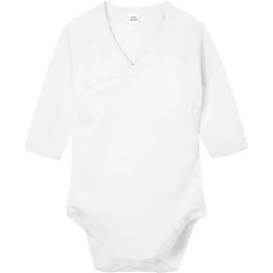 Babybugz Kinder Baby Wickelbody langarm Baby-Body BZ60 white 3-6 Monate
