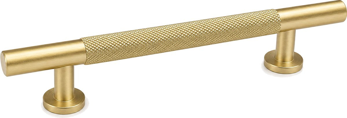 Luxavia Kastgreep Goud 128mm Aluminium - Moderne Meubelgreep voor Keuken en Lades