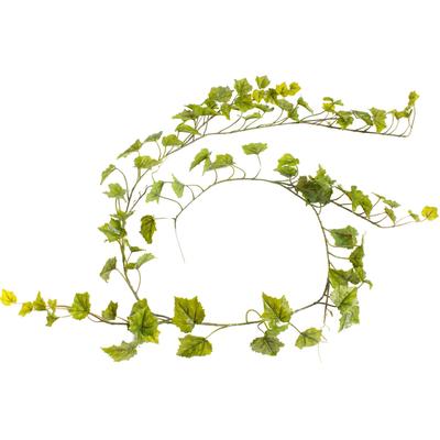 Künstliche Zimmerpflanze BOTANIC-HAUS "Weinlaubgirlande", grün, B:10cm H:180cm T:10cm Ø:10cm, Kunststoff, Kunstpflanzen, Künstliche Zimmerpflanze