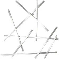 Garderobenhalter SPINDER DESIGN "MATCHES", silber, B:79cm H:79cm T:10cm, Metall, Garderobenhalter, Metall, Breite 79 cm, Höhe 79 cm