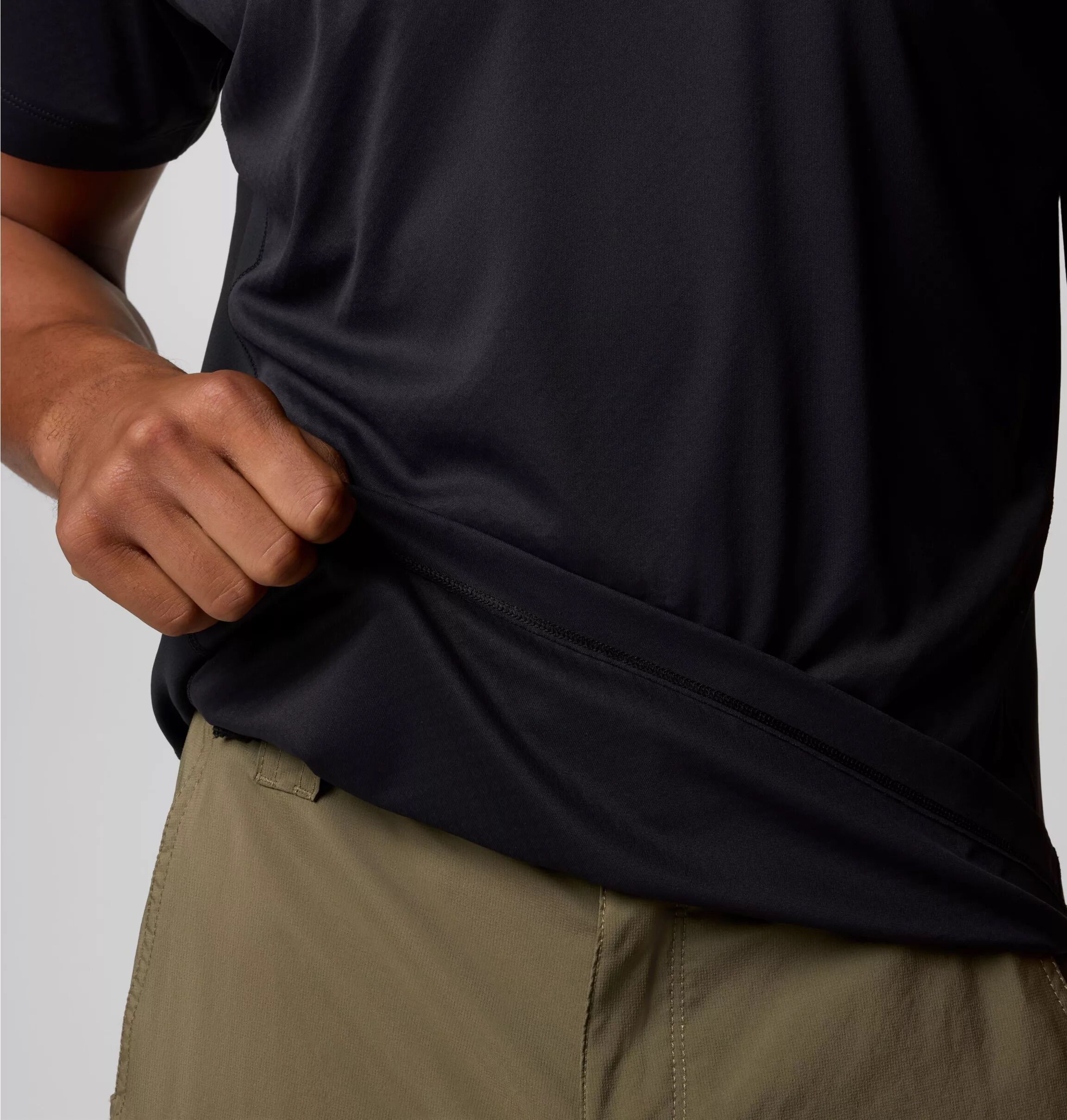 Funktionsshirt COLUMBIA, Herren, Gr. S, schwarz, Obermaterial: 100% Polyester, Shirts Funktionsshirt, für Wandern und Trekking, aus Polyester schwarz S