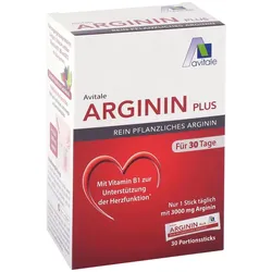 Arginin Plus Vitamin B1+B6+B12+Folsäure Sticks 30X5,9 g