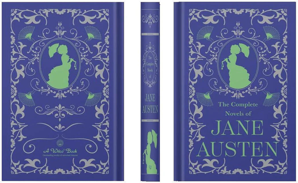 Wilco International The Complete Novels of Jane Austen - 6 Book Collection Set - Leather Bound - Sense & Sensibility, Pride and Prejudice, Mansfield Park, Emma