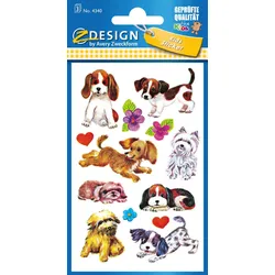 AVERY Zweckform Aufkleber Hunde