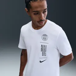 NIKE PSG Paris Saint-Germain Fußball T-Shirt Herren 100 - white XXL