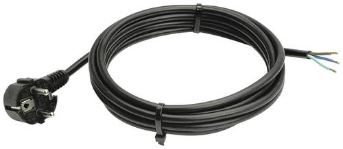 AS Schwabe 70839 Strom Anschlusskabel Schwarz 2m