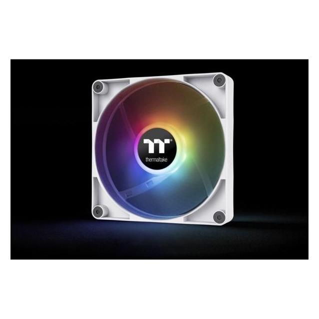Thermaltake TT CT140 ARGB Sync PC Cooling Fan wh 2er CL-F154-PL14SW-A (140 mm, 2x) (CL-F154-PL14SW-A)