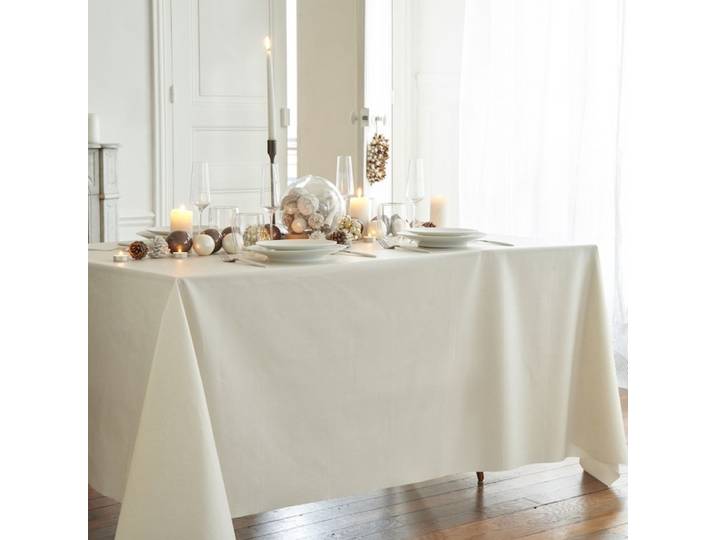 Nappe enduite dorée ronde diam 160 cm