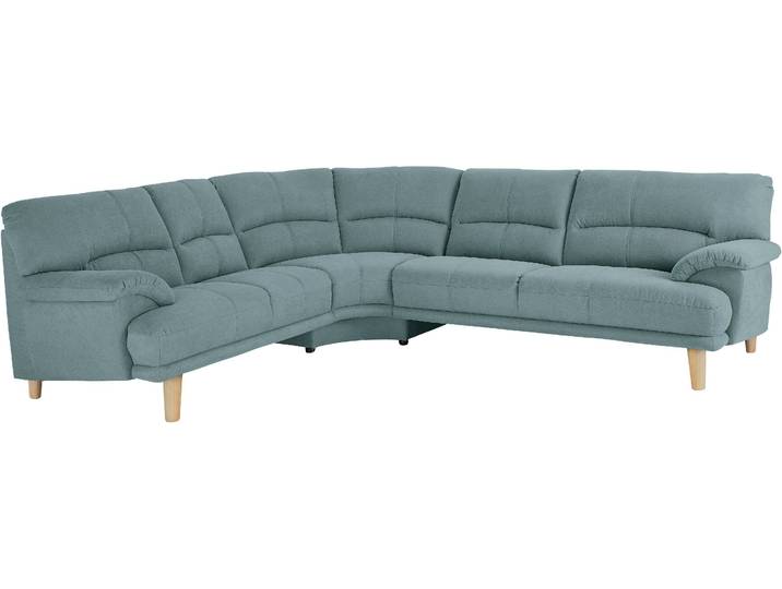 Polsterecke, Struktur, Mint, 280×240 cm, L-Form, Modern, TRENDMANUFAKTUR