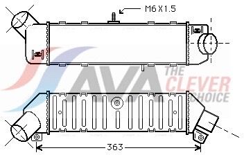 Ava Clever Choice Ladeluftkühler Vna4162 Für Vw