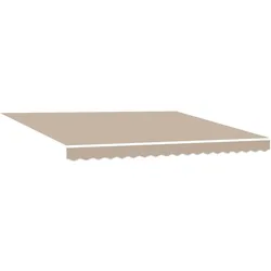 vidaXL Automatische Einziehbare Markise Beige 400x300 cm