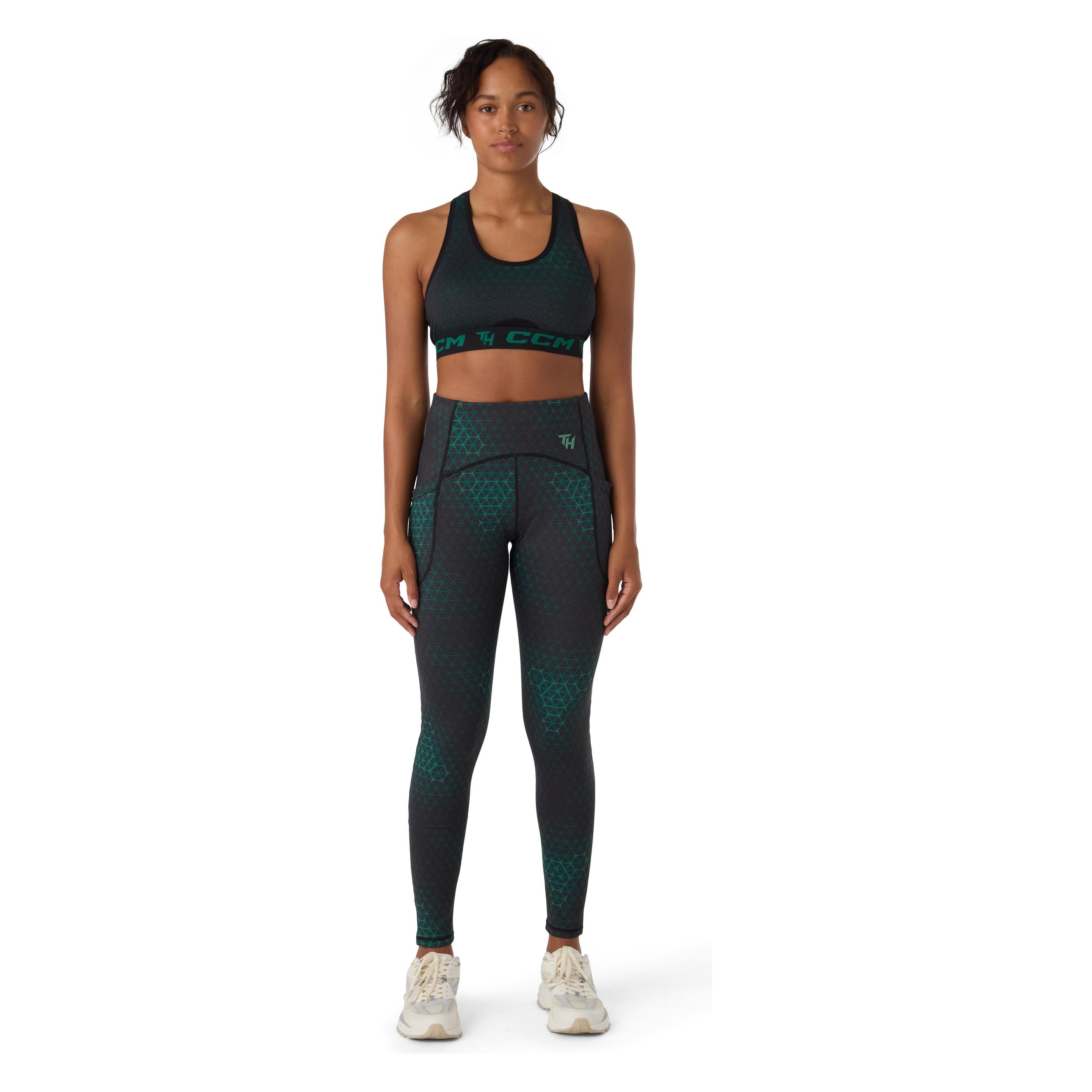 CCM PLG5TW AD DAMEN TRAININGSHOSE Dunkelgrün M (M) (60322475)