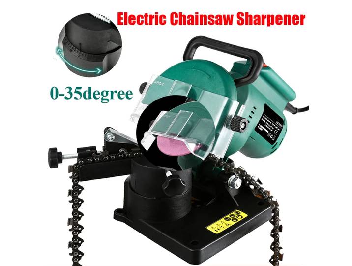 Affûteur de scie à chaîne électrique 220W, broyeur de chaîne 100mm, Machine pour meuler les chaînes, affûteur de tronçonneuse électrique Portable