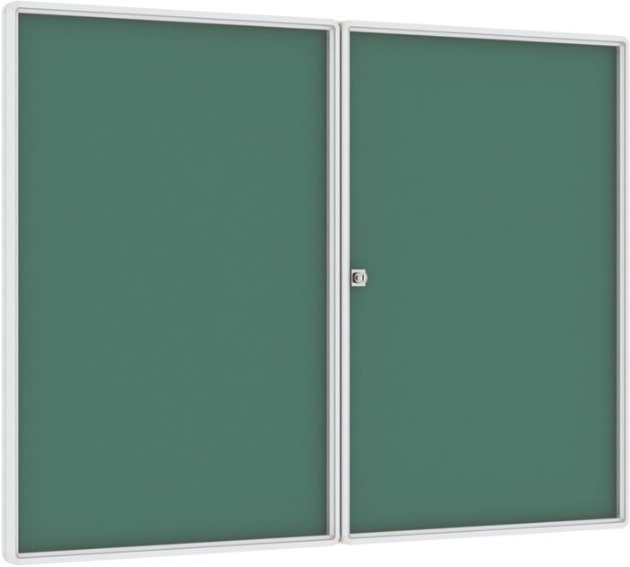 B2B Partner Interne Magnetvitrine, grün, 900 x 1200 mm