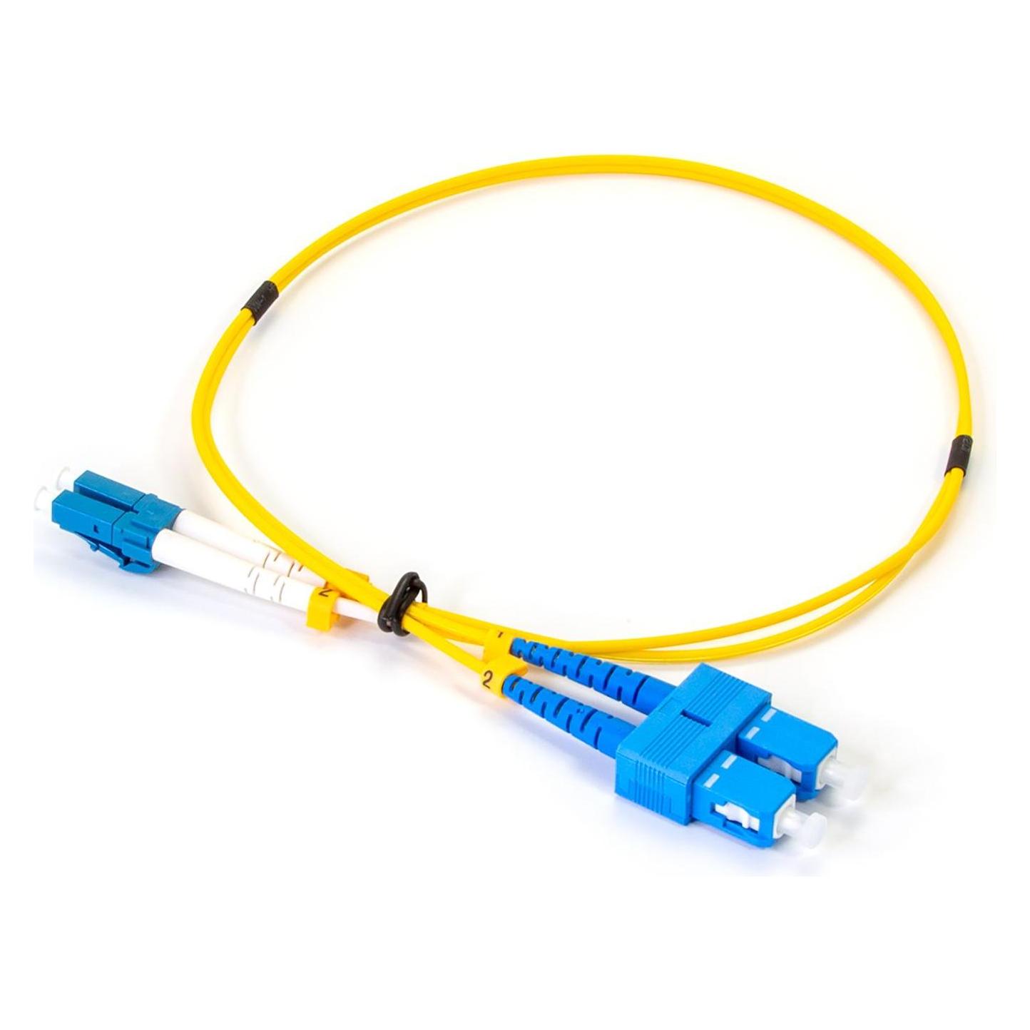 OEM LC-SC 0 /2mm Duplex SM Patch Cord PCLCSC9D0. (0.50 m) (PCLCSC9D0.5-2L)