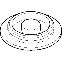 Dornbracht Deckel Körper 092102004-00 chrom