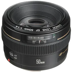 Canon EF 50mm f/1.4 USM - (EU) (Canon EF, Vollformat), Objektiv, Schwarz