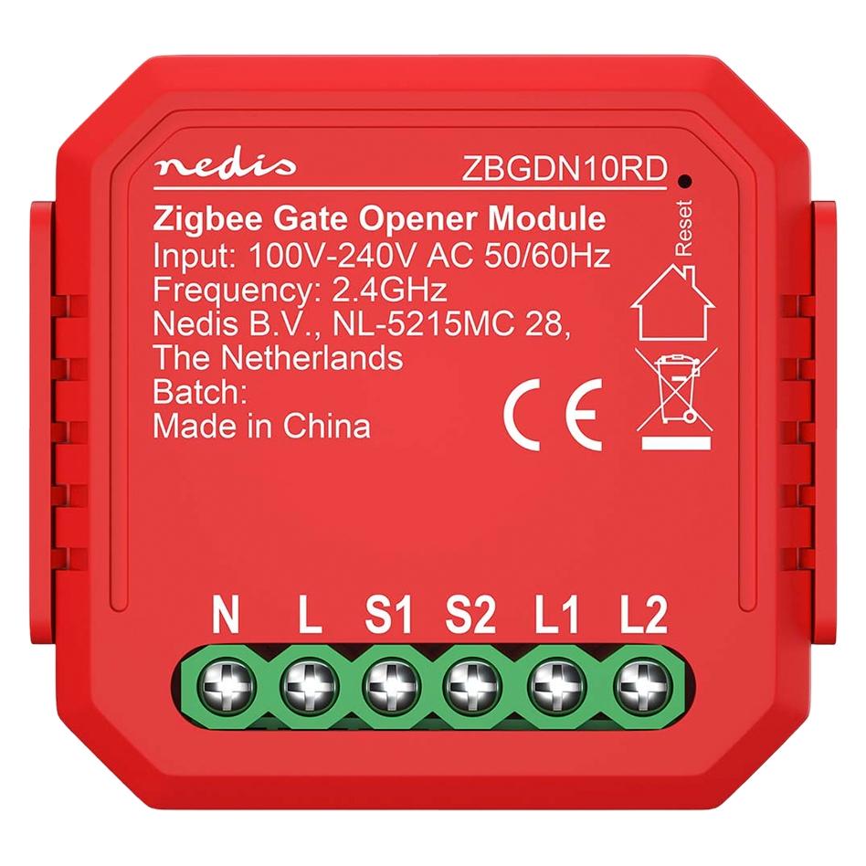 Nedis SmartLife Power Switch | Zigbee 3.0 | 2.5 W | Terminal Anschluss | App erhältlich für: Android (ZBGDN10RD)
