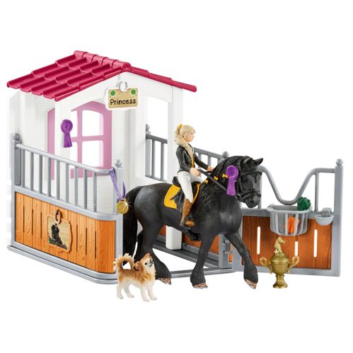 Schleich Horse Club 42437 Pferdebox m. Tori & Princess
