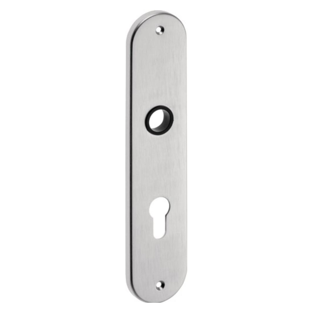 EDI Renovierschild 206 H Edelstahl F00 PZ Entfernung 92 mm (Türschildgarnitur) (2206/9203/00)