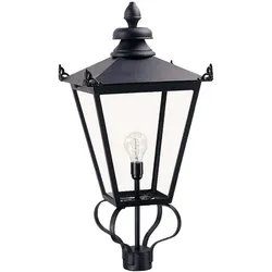 Elstead Lighting, Gartenbeleuchtung, Wilmslow Aussen-Stehleuchte E27 83cm Schwarz, Made in UK (E27, IP20)