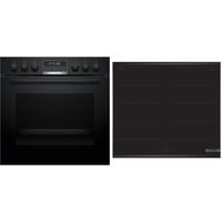 HND679LS67 Serie 6, Herdset schwarz