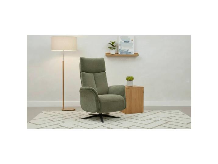Livetastic Relaxsessel Nubbi, Grün, Metall, 75x109x84 cm, Relaxfunktion, Wohnzimmer, Sessel, Relaxsessel