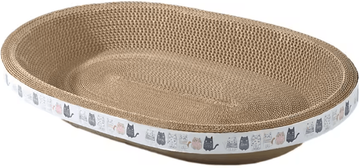 Inspire Curations ScratchNest Corrugated Cat Scratcher Lounge Board 43x26cm