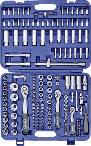 Kunzer Steckschlüsselsatz metrisch 1/4 (6.3 mm), 1/2 (12.5 mm), 3/8 (10 mm) 7SS172