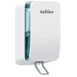 Seifenspender Wepa Satino Clean&Care Spender 500 weiß manueller Seifenspender für 500 ml Kartuschen, Hyginity