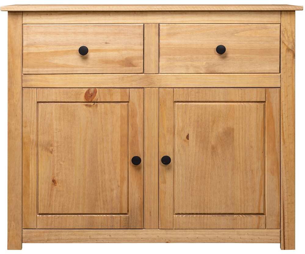 vidaXL Buffet 93x40x80 cm Pin solide Assortiment Panama