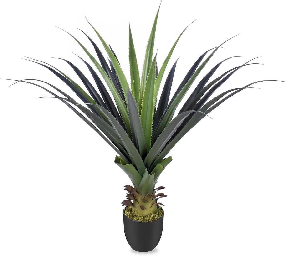 Kunst agave plant Groen - UV-bestendige nep vetplant voor buiten decoratie - Hoogte: 91 cm