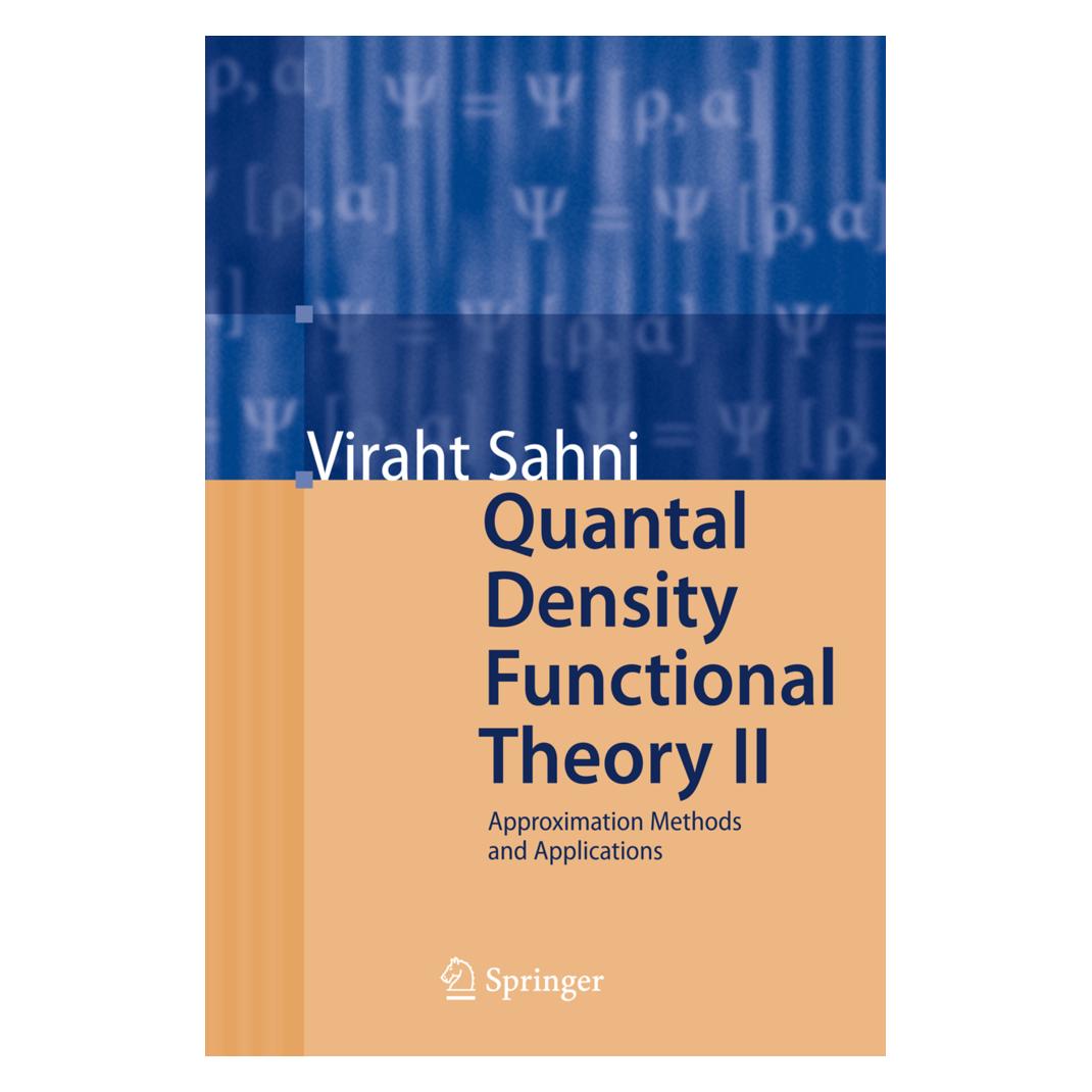Springer Quantal Density Functional Theory II (Englisch, Softcover, Viraht Sahni) (55578611)