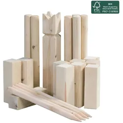 Outdoor play Kubb Spiel inkl. Tragetasche