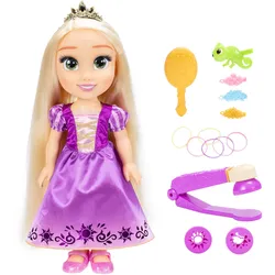 Jakks Pacific - Disney Princess magische Light Up & Style Rapunzel 35 cm